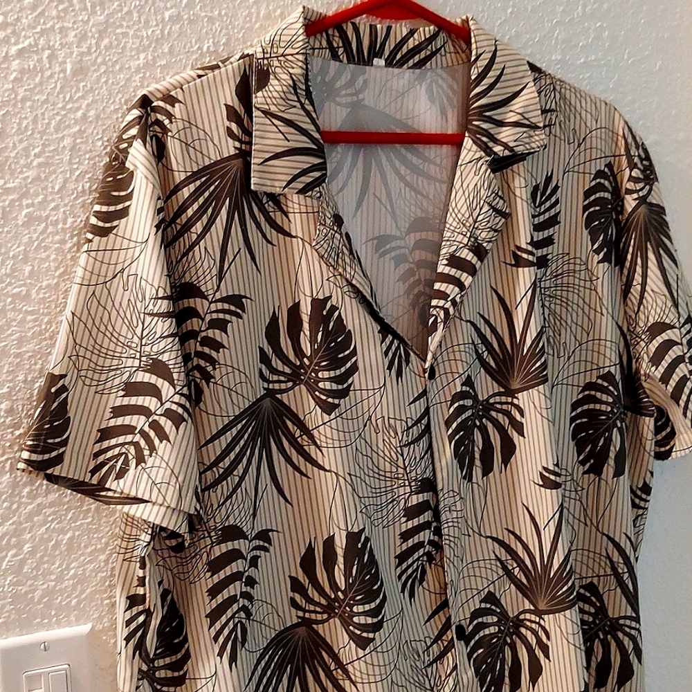 Men's Large Aloha/Club Shirt